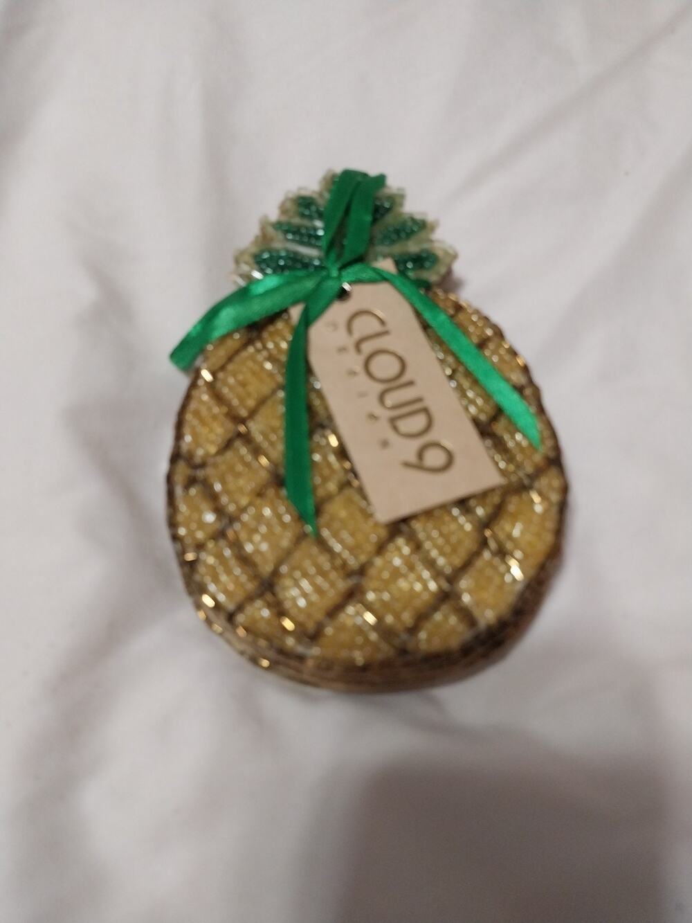 Cloud 9 Beaded Pineapple Coasters